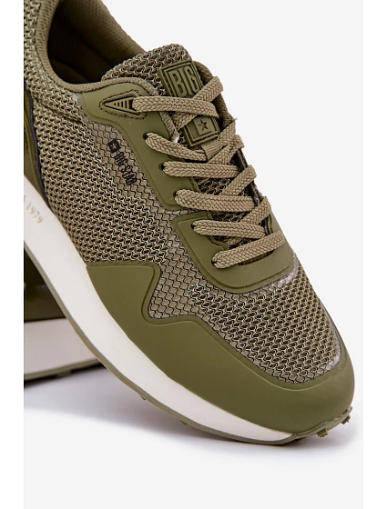 Pánské Sneakersy Na Platformě Big Star model 21692148 HiPoly System Khaki - Big Star Shoes