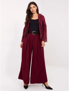 Spodnie IT SP model 21471661 bordowy - FPrice