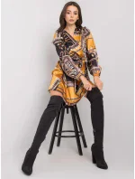 Šaty LC SK 22K 3050.06P čierno-žlté