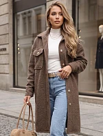 Dlhý dámsky kabát z ovčej kože Fango FashionStreet NY0803
