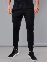 Pánske čierne tepláky (68XW01-3)