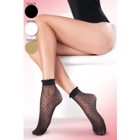 Dámske ponožky Puntin beige - GABRIELLA Dámske ponožky Puntin beige - GABRIELLA