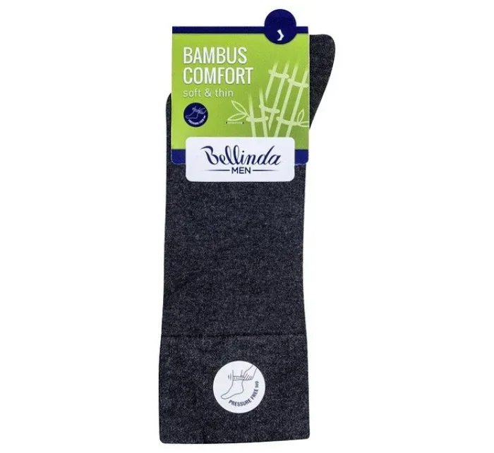 model 15437500 klasické pánské ponožky BAMBUS COMFORT SOCKS šedá - Bellinda model 15437500 klasické pánské ponožky BAMBUS COMFORT SOCKS šedá - Bellinda
