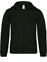 B&C Hooded Full Zip /kids Detská mikina s kapucňou 01.0682 čierna B&C Hooded Full Zip /kids Detská mikina s kapucňou 01.0682 čierna