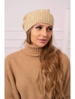 Dámska čiapka Ingrid K371 beige Dámska čiapka Ingrid K371 beige