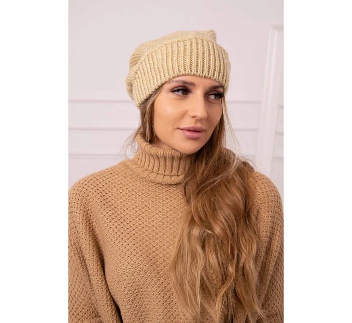 Dámska čiapka Ingrid K371 beige Dámska čiapka Ingrid K371 beige