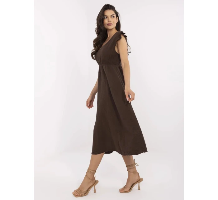 Šaty MI SK 122126.77 hnedé