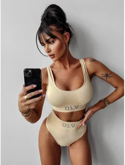 Dámská sada prádla sv. béžová  model 18909731 - Ola Voga