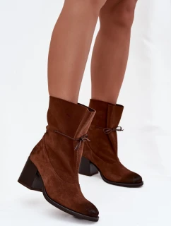 Topánky na podpätku model 220703 Step in style