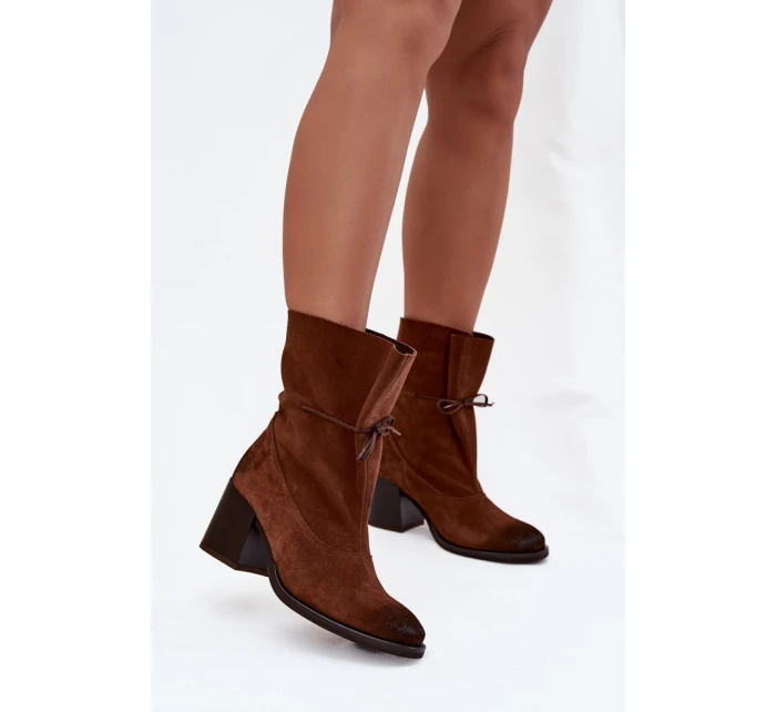 Topánky na podpätku model 220703 Step in style