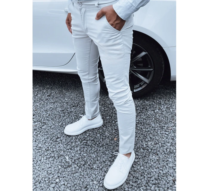 Pánské světle šedé kalhoty Dstreet model 21976831 - FashionStreet