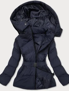 PIKOWANA KURTKA PRZEJŚCIOWA Z GRANATOWA model 21243334 - J.STYLE