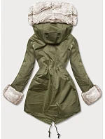 Parka s kožušinovou podšívkou army (5M763-136) Parka s kožušinovou podšívkou army (5M763-136)