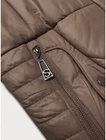 Hnedá dámska prešívaná bunda S'West (B8302-14) Hnedá dámska prešívaná bunda S'West (B8302-14)