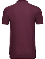 Pánské elastické piqué polo 10. burgundy model 22473901 - Russell Athletic Pánské elastické piqué polo 10. burgundy model 22473901 - Russell Athletic