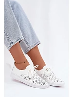 Dámske kožené topánky Acorn White Softie Semi