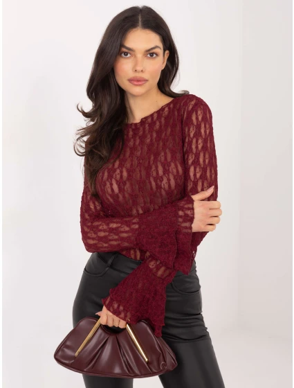 Bluzka IT BZ model 21807968 bordowy - FPrice