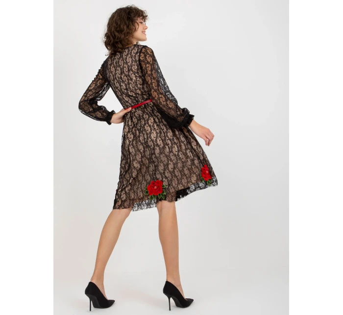 LK SK 507018 šaty.60P čierna