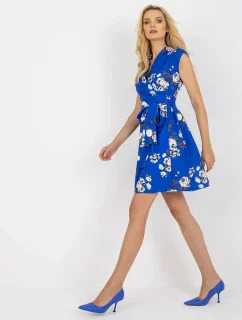 Dámske šaty LK SK 508939 kobaltovo modré