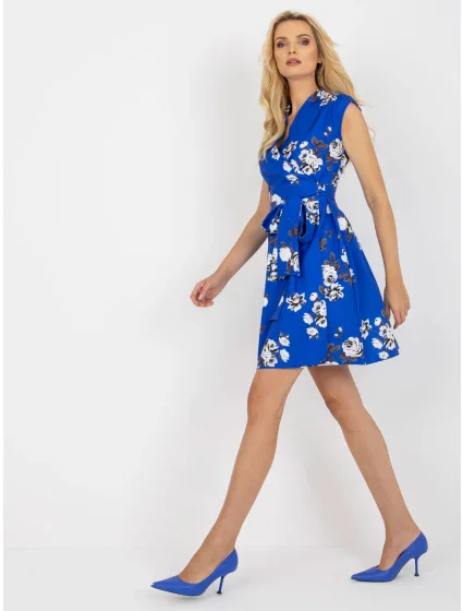 Dámske šaty LK SK 508939 kobaltovo modré