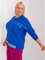 Blúzka RV BZ 9446.39 kobaltovo modrá Blúzka RV BZ 9446.39 kobaltovo modrá