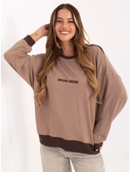 Bluzka RV BZ model 21406653 ciemny bezowy - FPrice