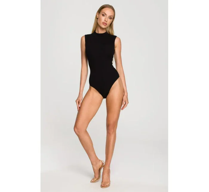 High neck  black model 17626187 - Moe