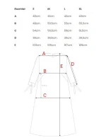 model 20966055 Šaty áčkového střihu se zavazovacími rukávy světle modré - STYLOVE model 20966055 Šaty áčkového střihu se zavazovacími rukávy světle modré - STYLOVE