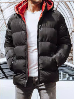 Obojstranná pánska zimná bunda čierna Dstreet TX4217