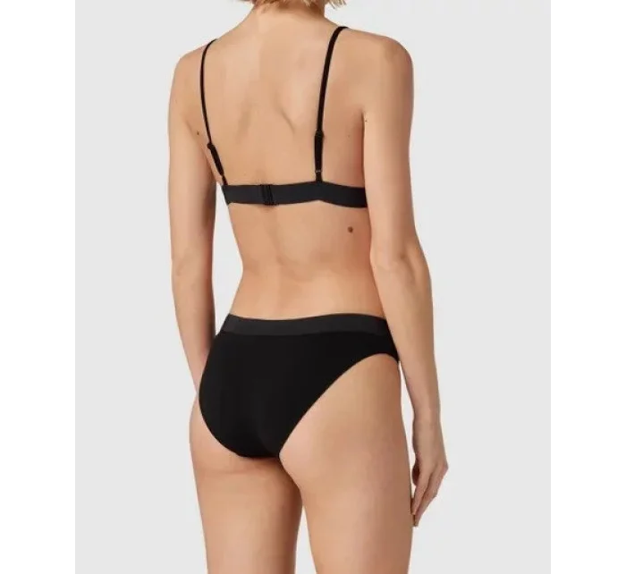 Dámsky vrchný diel plaviek KW02029 BEH čierna - Calvin Klein