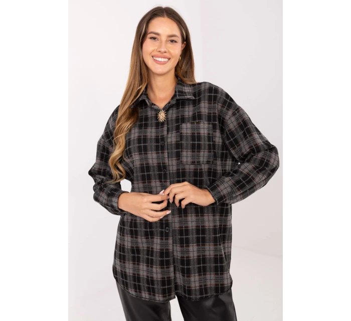 Košeľa s dlhým rukávom model 220042 Taliansko Moda