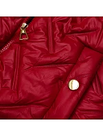 Dámska kožušinová vesta S'West Red (B8252-404) Dámska kožušinová vesta S'West Red (B8252-404)