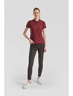 LadyFit 65/35 Polo Dámské piqué polo model 22426810 heather grey - Fruit of the Loom