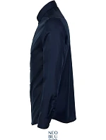 Men keprová košile s dlouhým rukávem night blue model 22499881 - NEOBLU Men keprová košile s dlouhým rukávem night blue model 22499881 - NEOBLU