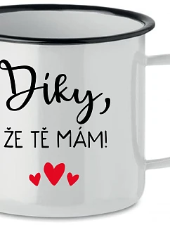 ĎAKUJEM, ŽE ŤA MÁM! - biela plechovka 350 ml