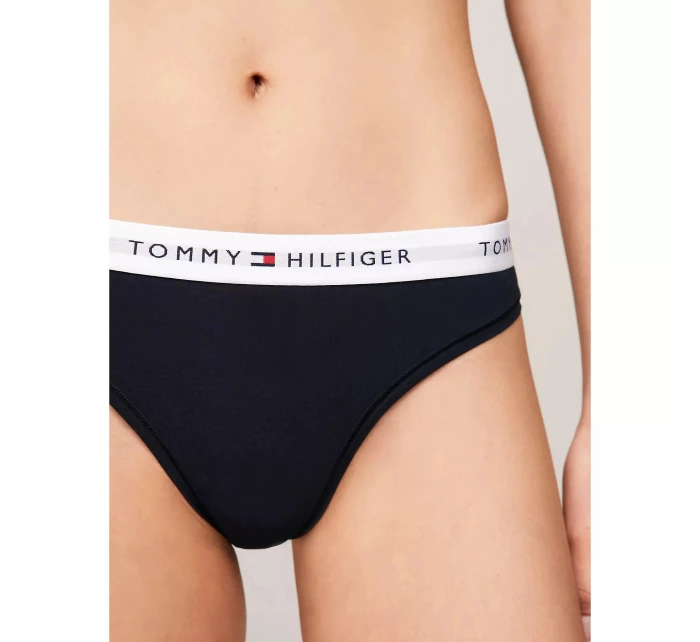 Dámske tangá THONG UW0UW03835 DW5 dark blue - Tommy Hilfiger Dámske tangá THONG UW0UW03835 DW5 dark blue - Tommy Hilfiger