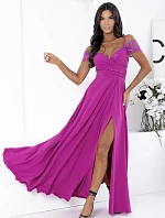 Dlhé šaty 224691 fuchsiová - With You