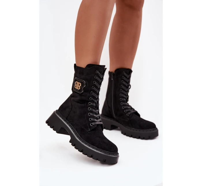 Šnurovanie vyšší model 219837 Krok v štýle