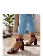 Sandále na podpätku model 227267 Solea