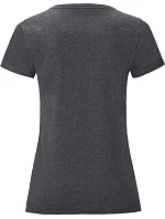 Fruit of the Loom Lady-Fit Iconic 150 T Dámske tričko 16.1432 tmavošedá melírovaná Fruit of the Loom Lady-Fit Iconic 150 T Dámske tričko 16.1432 tmavošedá melírovaná