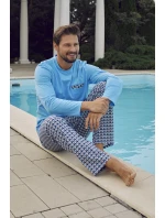 Talianska móda Jaromir long length sp. farba:modrá/print Talianska móda Jaromir long length sp. farba:modrá/print