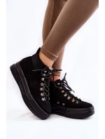 Botki Trapery Cross Jeans KK2R4074C Czarne