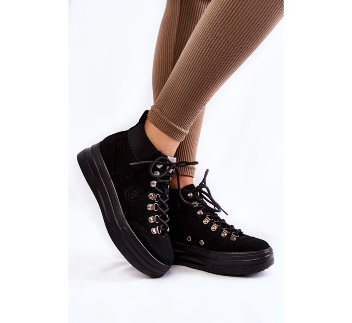 Botki Trapery Cross Jeans KK2R4074C Czarne