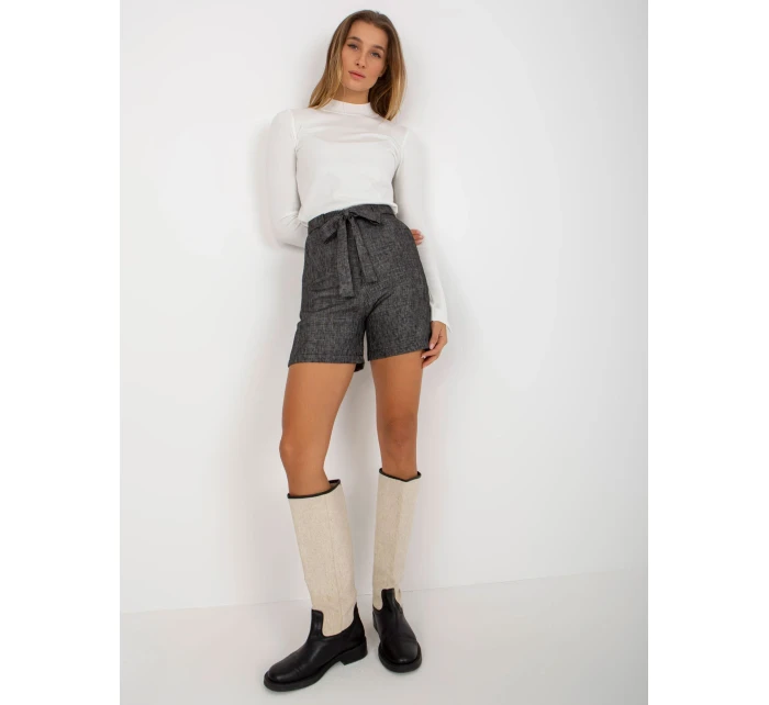 Dámske šortky LK SN 506942 3.70 tmavosivé Dámske šortky LK SN 506942 3.70 tmavosivé