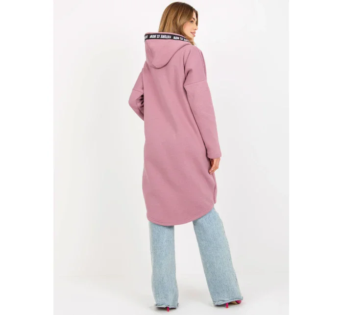 Mikina RV BL 6683.00P tmavo ružová