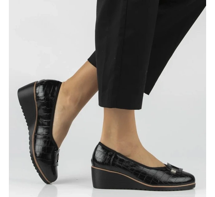 Skórzane  na czarne Filippo BK model 22087078 - Hikvision