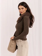 Sweter IR SW model 22400847 brązowy - FPrice Sweter IR SW model 22400847 brązowy - FPrice