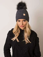 Dámska čiapka 8.71 tmavo šedá