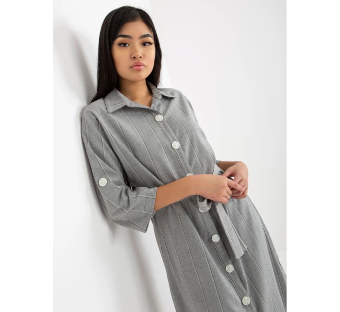 Šaty LK SK 507694.13 sivé