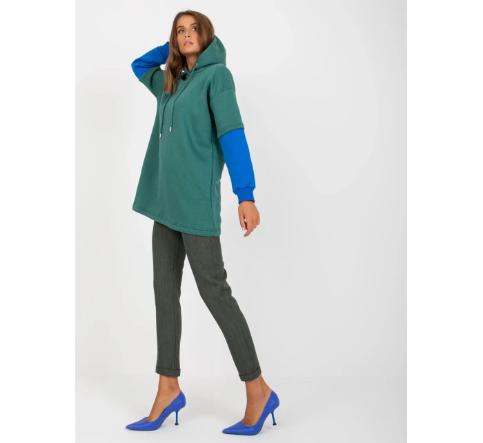 Mikina RV BL 8232.27X tmavo zelená